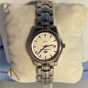 Vintage Fossil Bank of America Logo Watch – Quartz Date – Corporate Promotional”